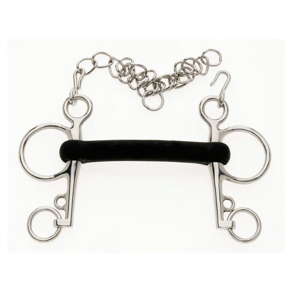 Lorina hard rubber pelham bit