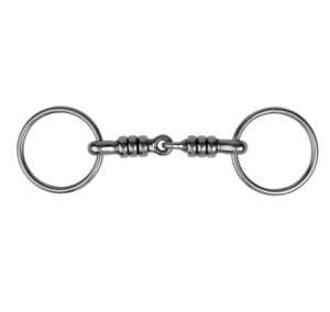 Ring snaffle roller 22mm