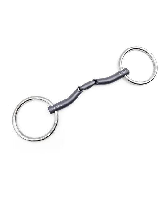 Fager Mary Titanium Loose Ring Bradoon Snaffle