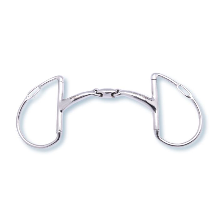 Stubben Easy Control Precision D- Ring Snaffle, double broken