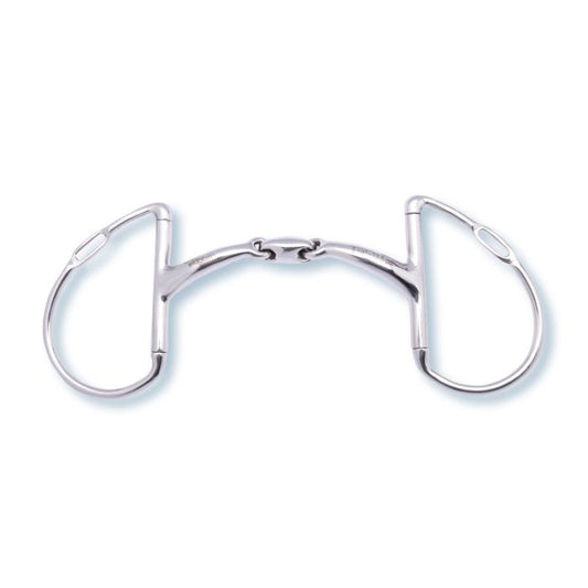 Stubben Easy Control Precision D- Ring Snaffle, double broken