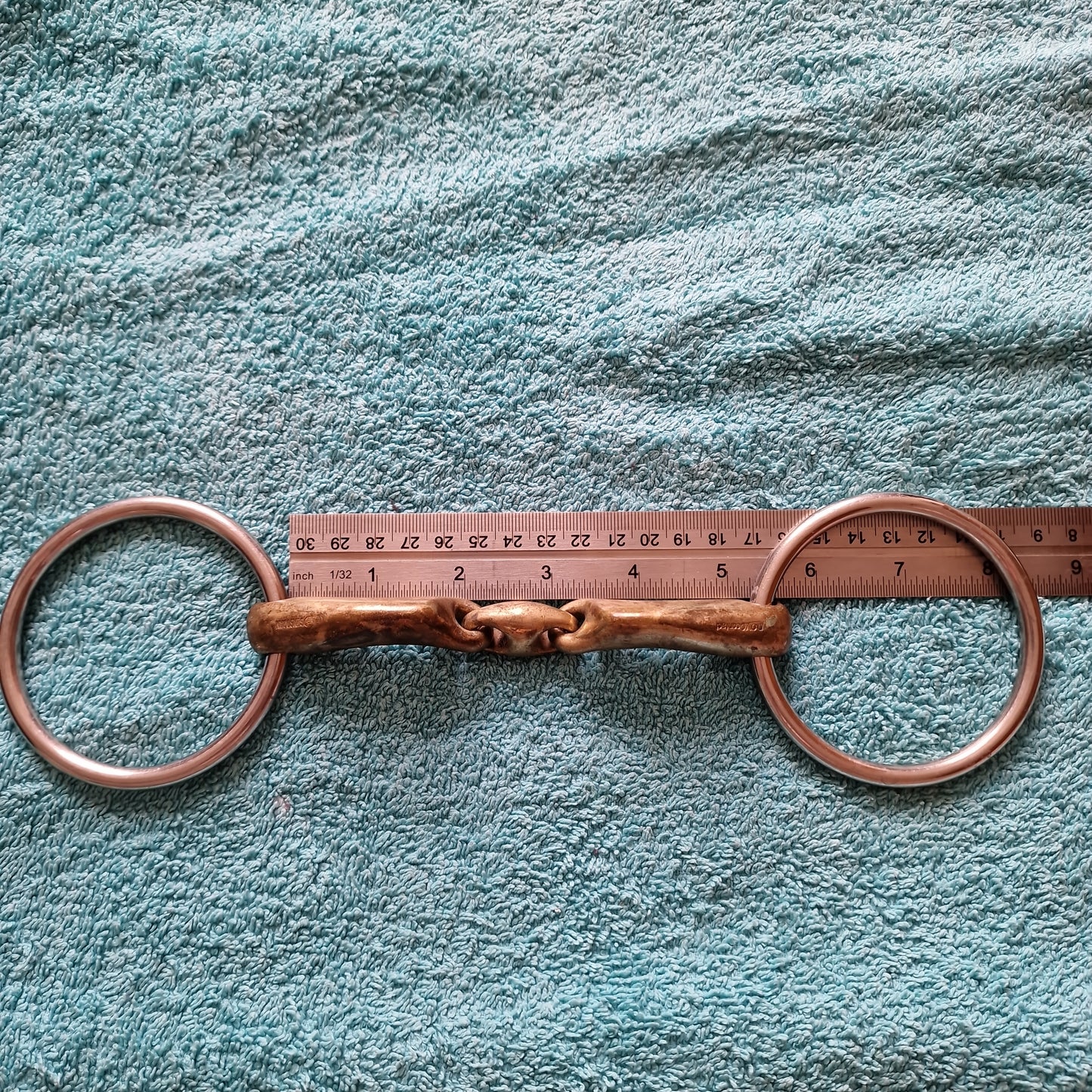 5.25" Sprenger Novocontact lozenge loose ring Snaffle bit B41