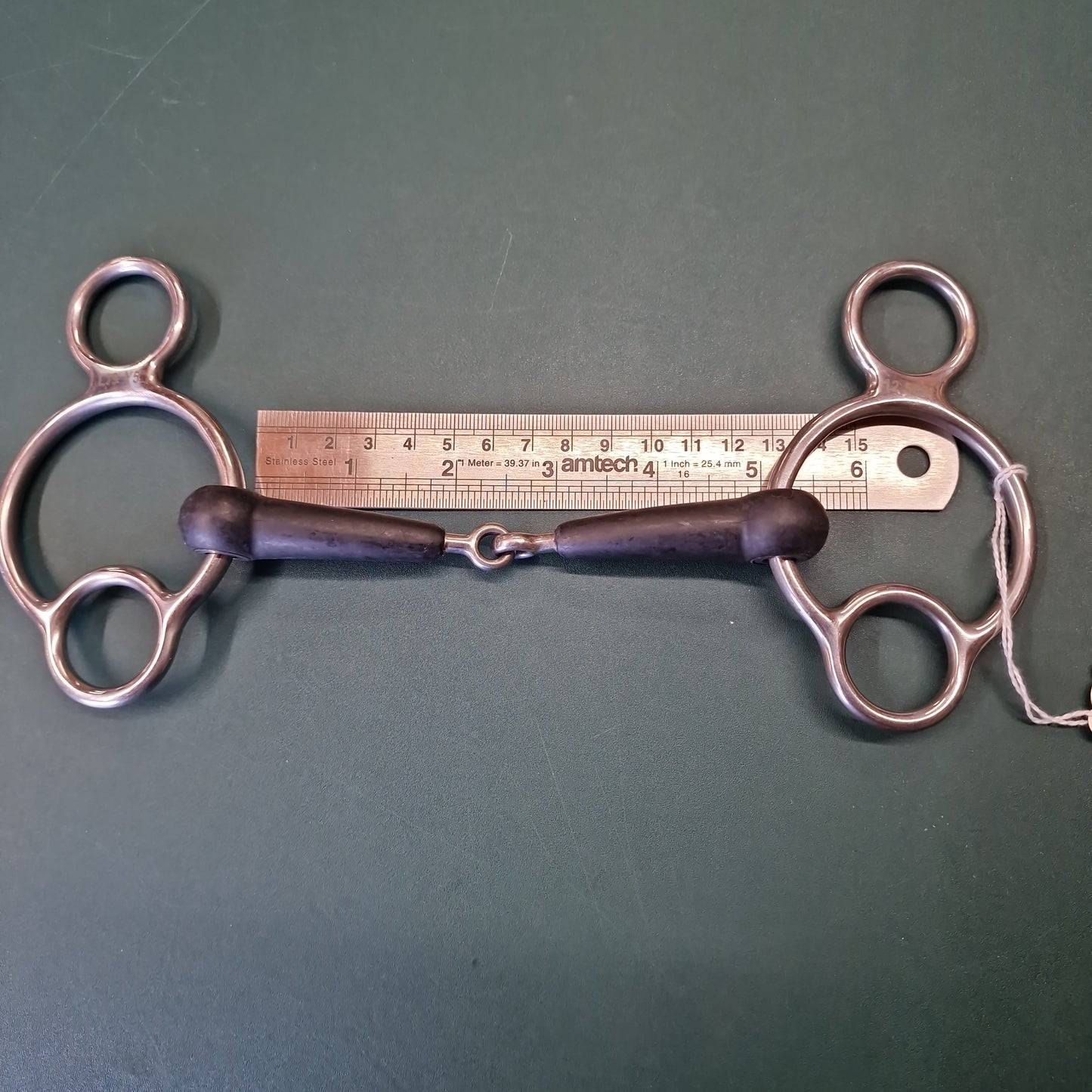 5" 2 ring universal gag rubber jointed bit B279