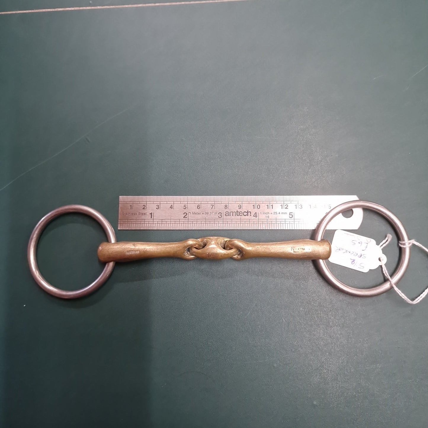 5.5" Spenger KK ultra loose ring lozenge bradoon snaffle bit B344