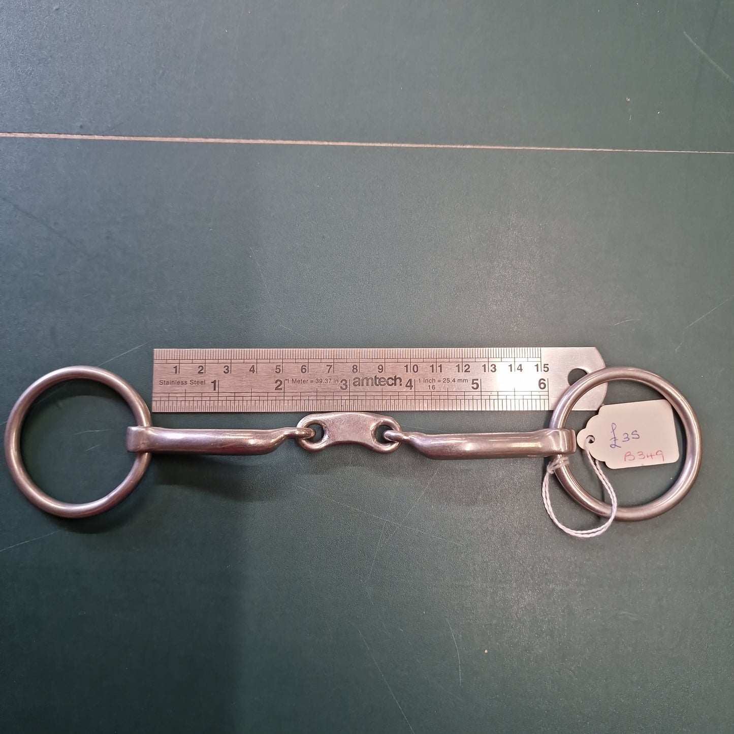 6" myler MB10 loose ring french link snaffle bit B349