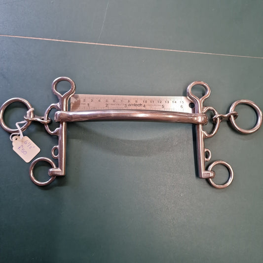 6.5" Custom rugby pelham ported bit B617