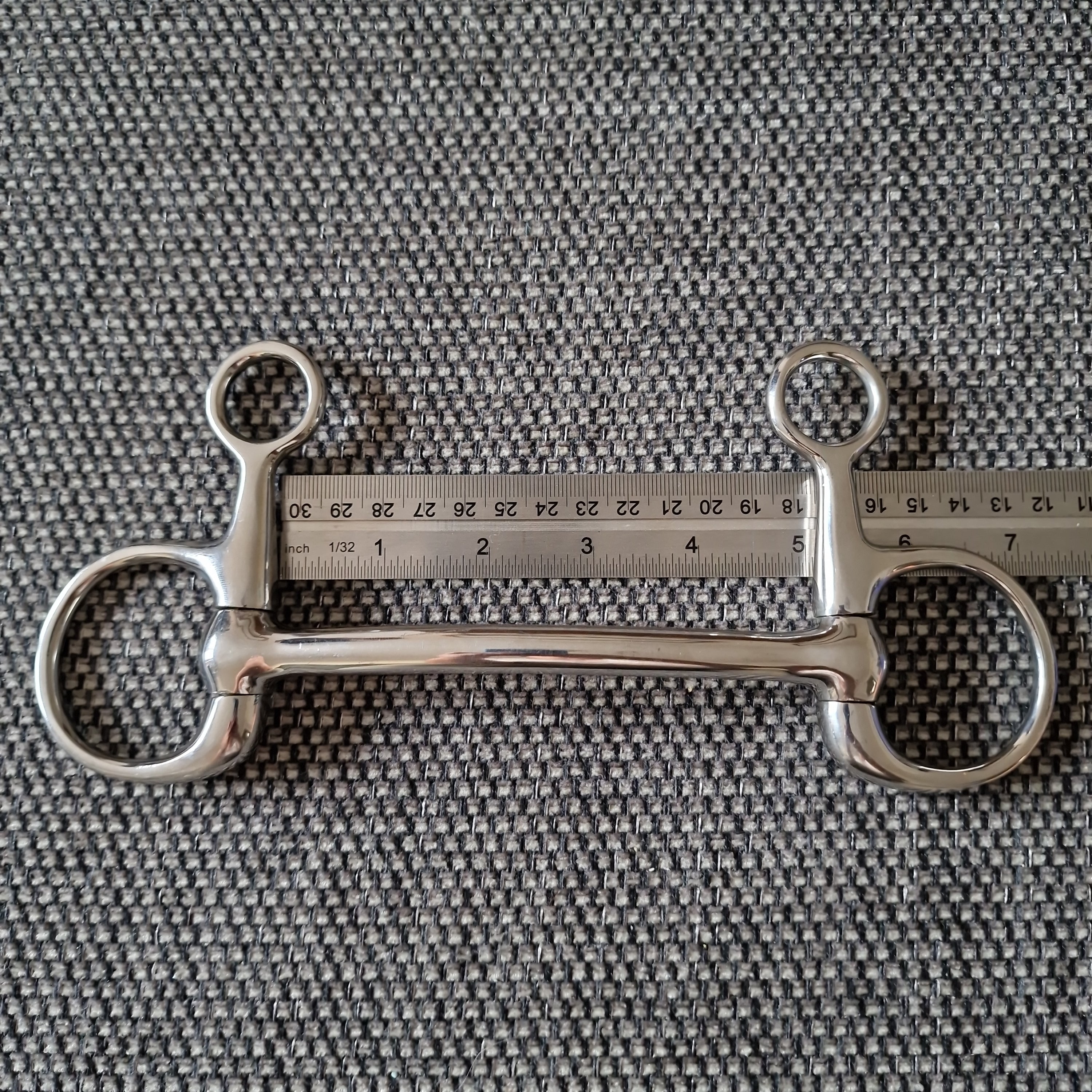 Baucher Hanging Cheek Snaffle Bit With Mullen Mouth – Copper & Stainless Steel, Myler Style – For Horses
