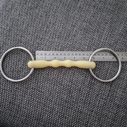 5.25" happy mouth loose ring mullen snaffle bit B315