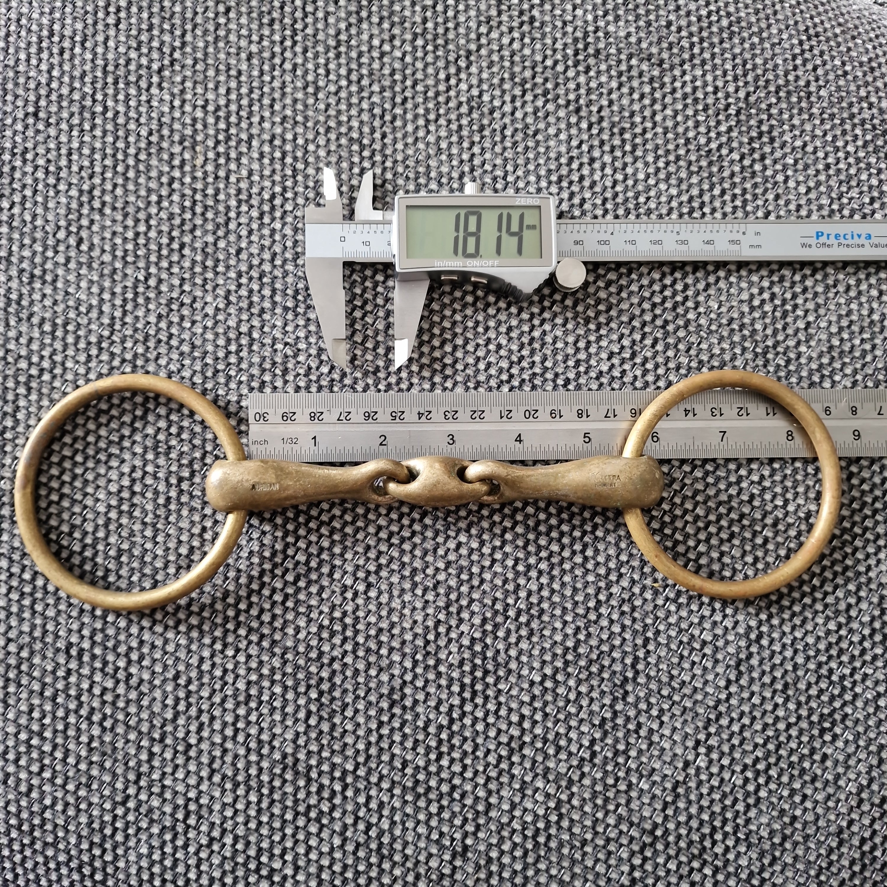 5 25" Sprenger KK Ultra Loose Ring Lozenge Snaffle bit B757 – The Bit