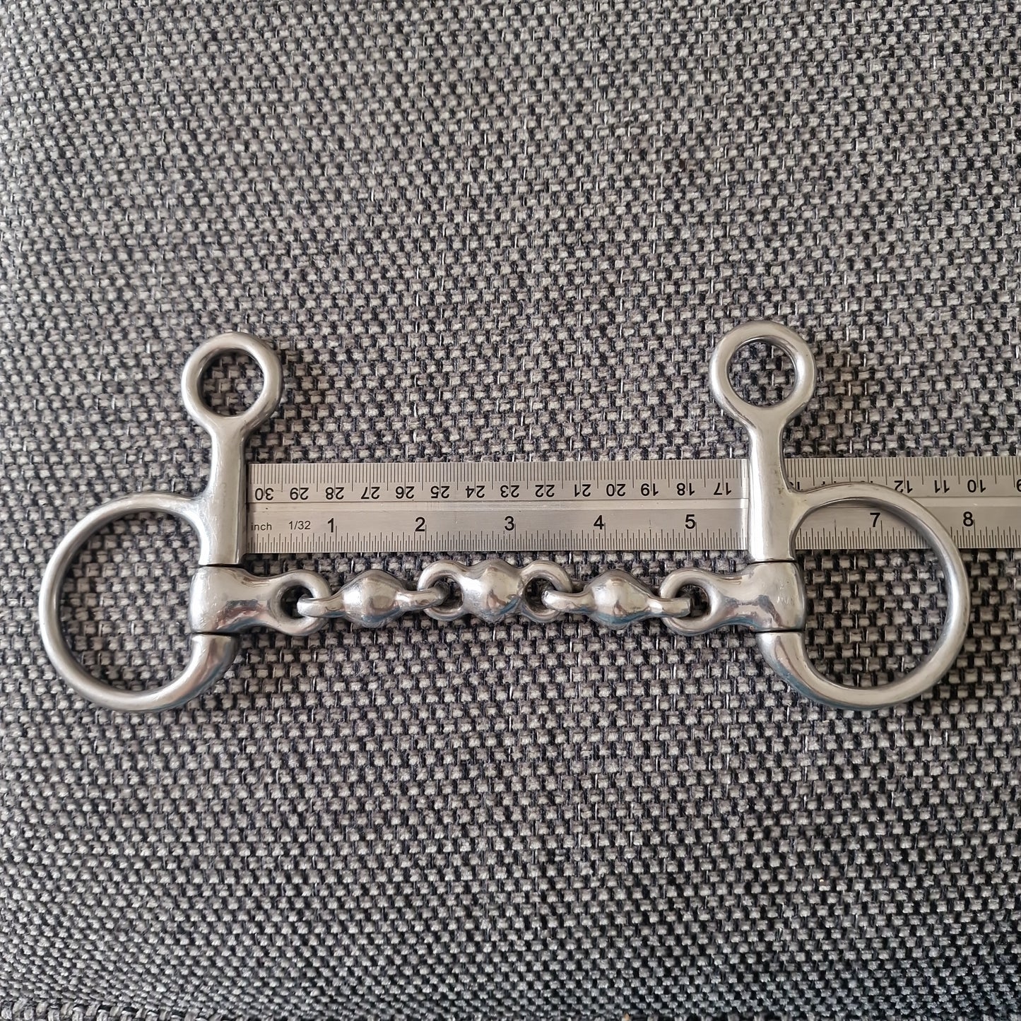 5.5" Hanging cheek waterford snaffle bit B488