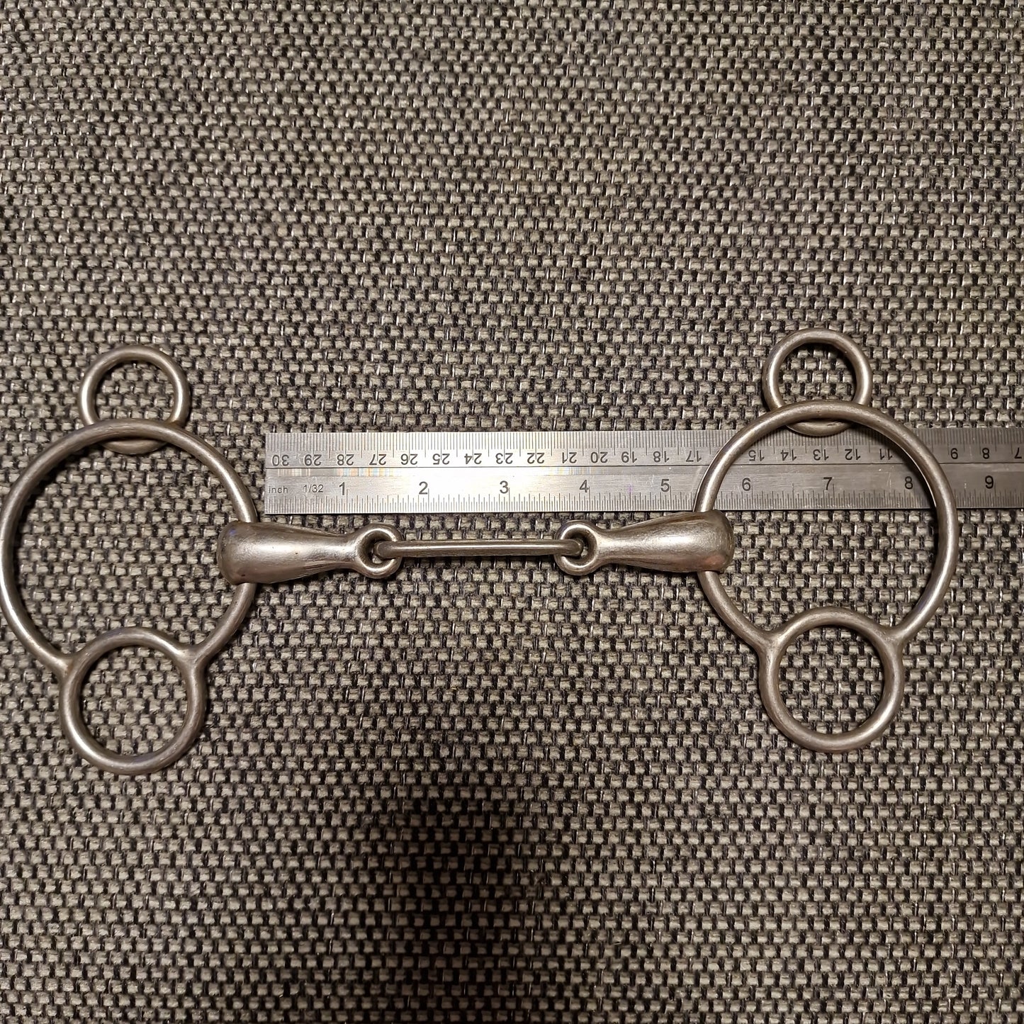 5.25" Custom Made Universal Gag with Dr Bristol style link bit B896