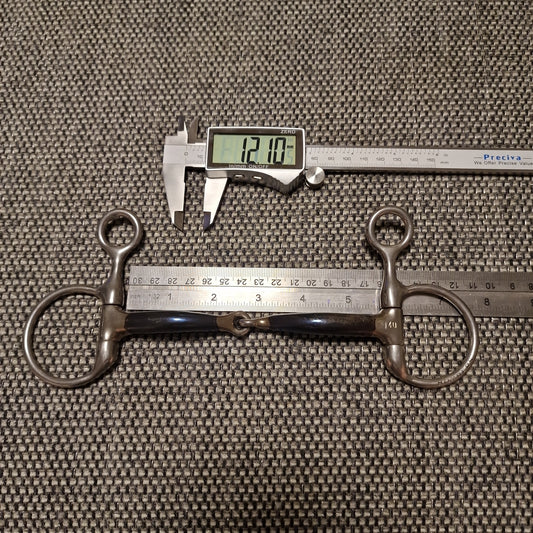 5.5" Bombers Hanging Cheek Jointed snaffle bit B480