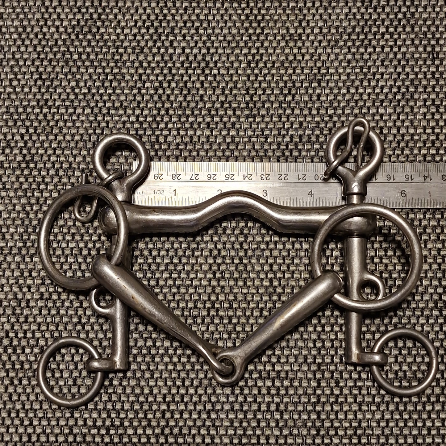 4.5" double weymouth and bradoon bit set B809