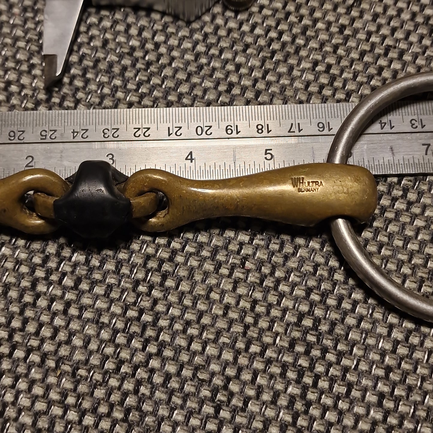 5.5" Sprenger WH Ultra soft Lozenge Loose Ring snaffle bit B34