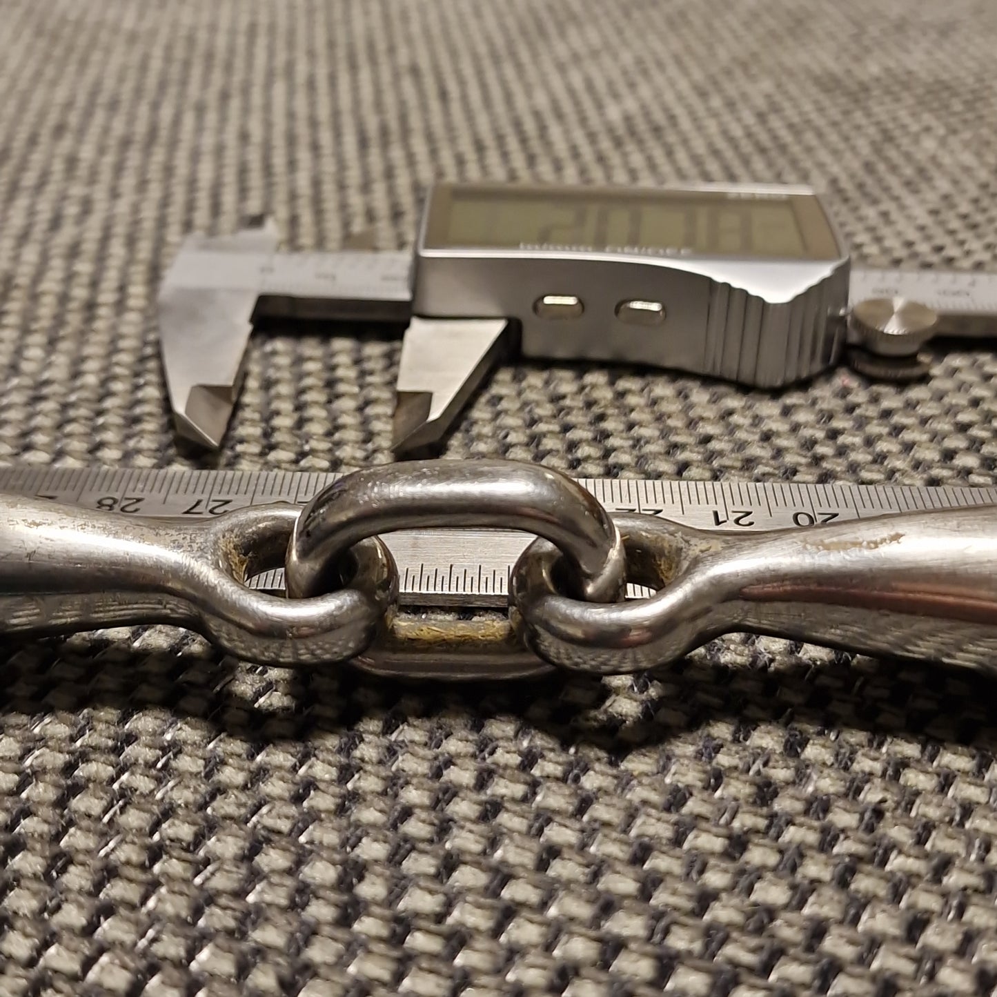 5" Loose ring Dick Christian Link snaffle bit B941
