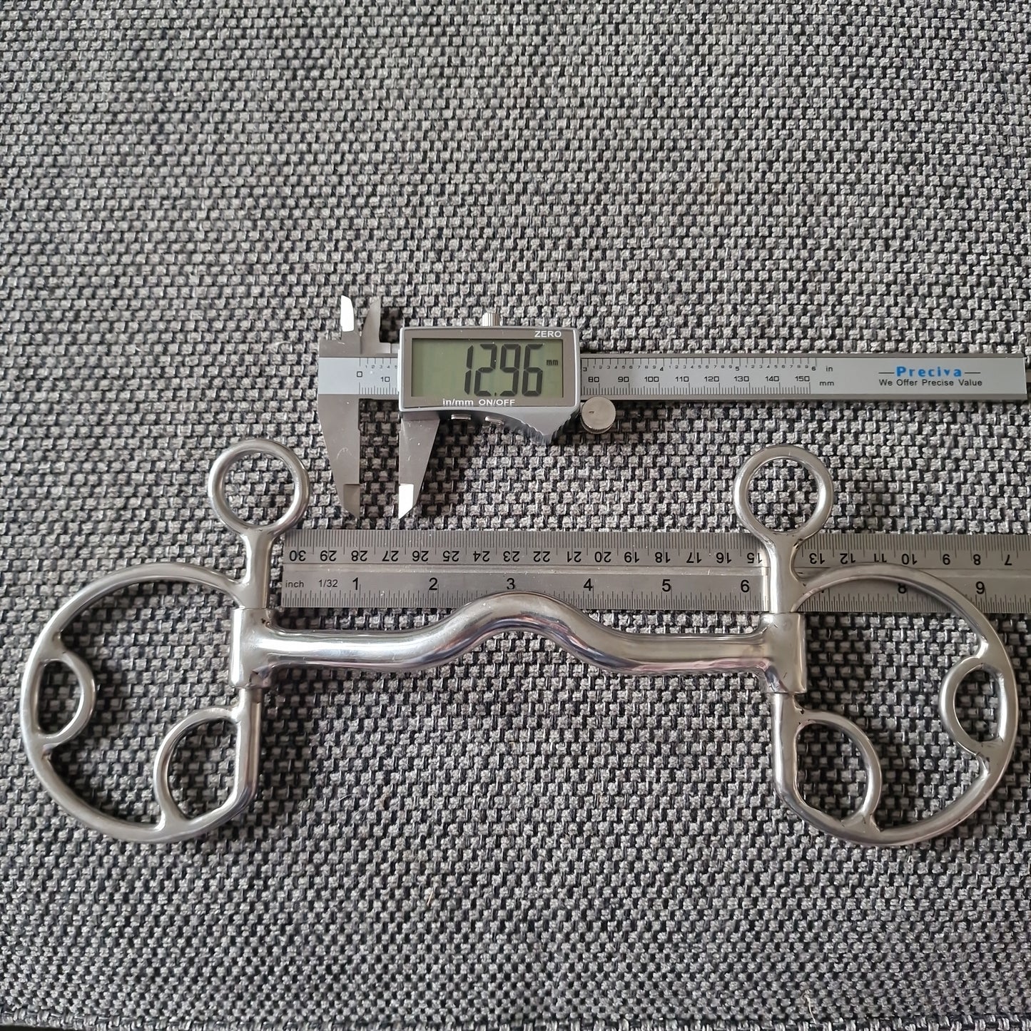 6" Abbey ported Dalehead kimblewick butterfly flip Bit B1003