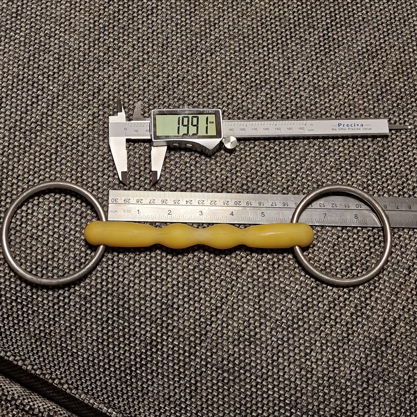 5.75" Happy Mouth Loose Ring Mullen Snaffle bit B415
