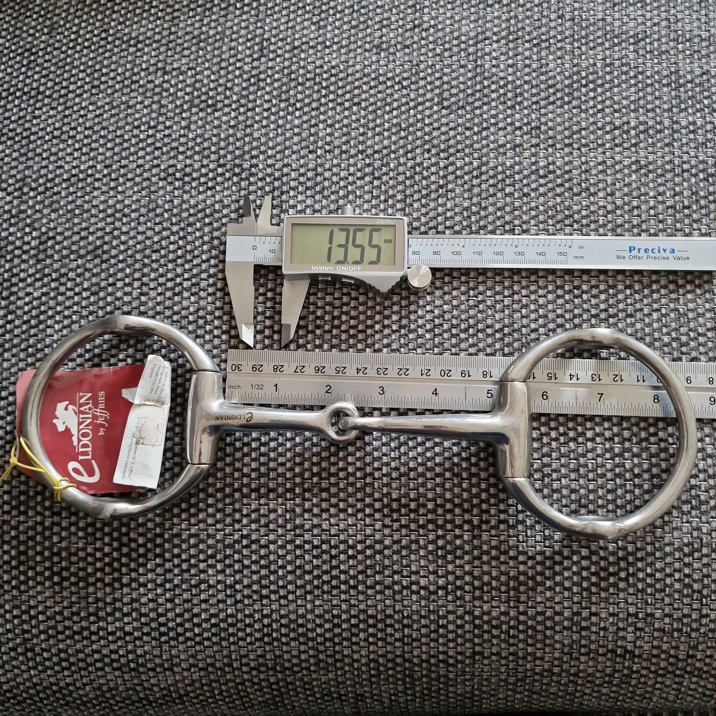5" Eldonian jointed Cheltenham Gag Bit - new B1049