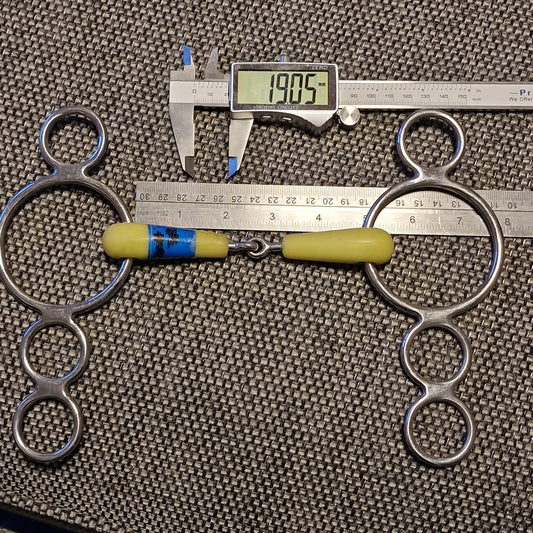 4.75" Flexi Jointed Dutch Gag bit - new B1060