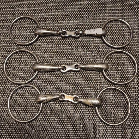 French link loose ring snaffle bits C15