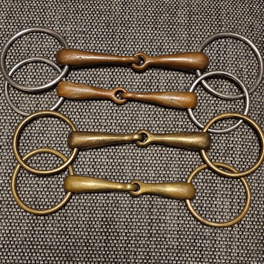 Copper jointed loose ring bits C14