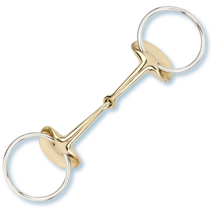 Stubben Golden Wings jointed Loose Ring Snaffle bit