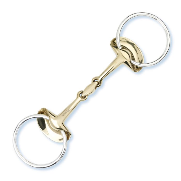 Stubben Golden Wings lozenge Loose Ring Snaffle bit