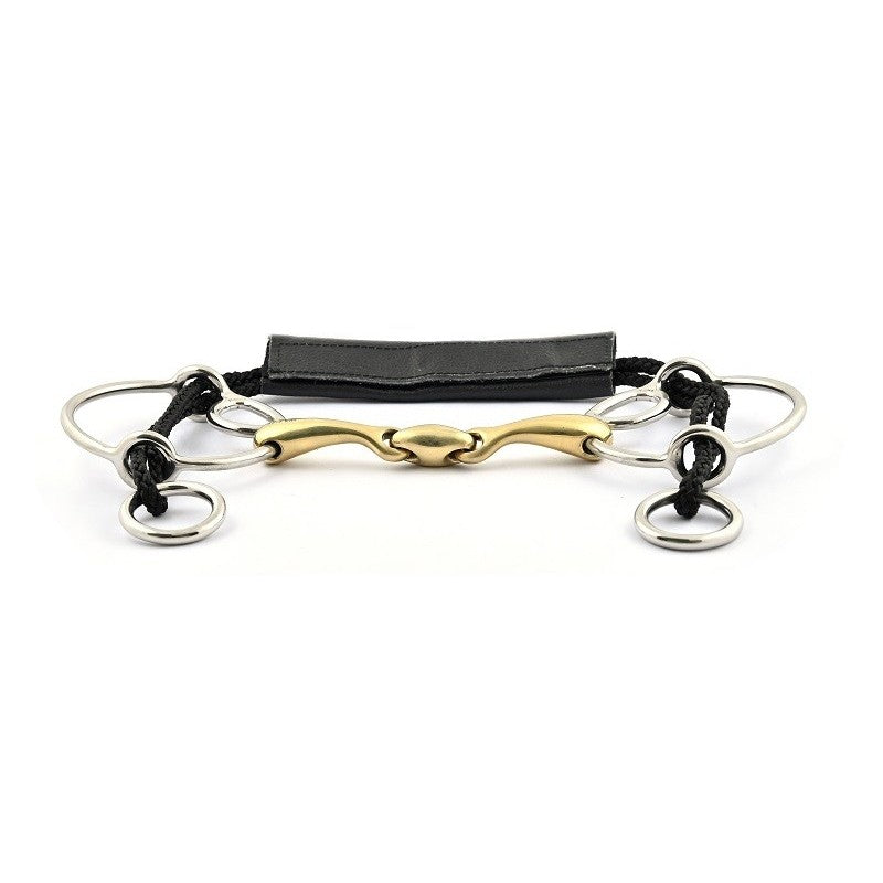 Jump'in Copper Lozenge Curb Gag Bit
