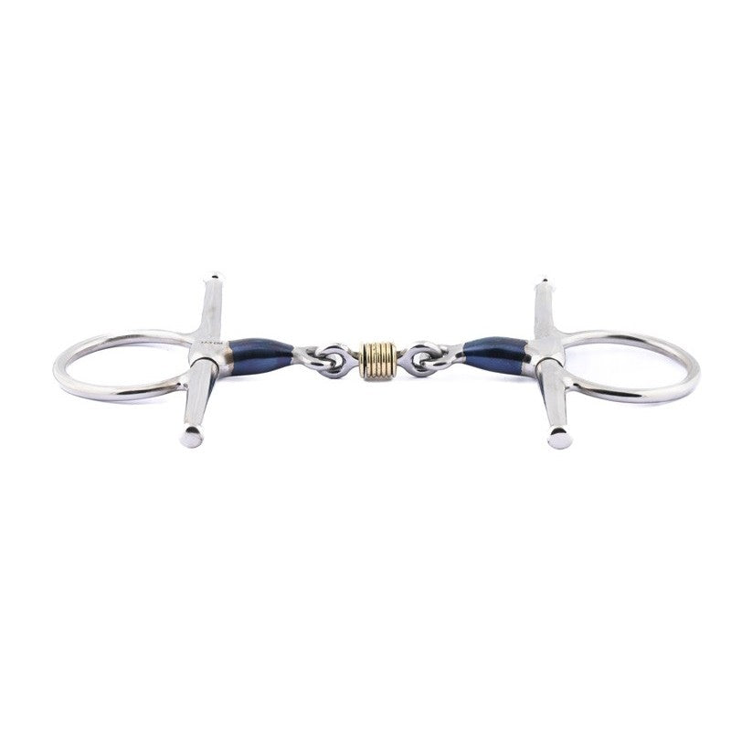 Jump'in Sweet Iron Copper Roller Full Cheek Snaffle Bit