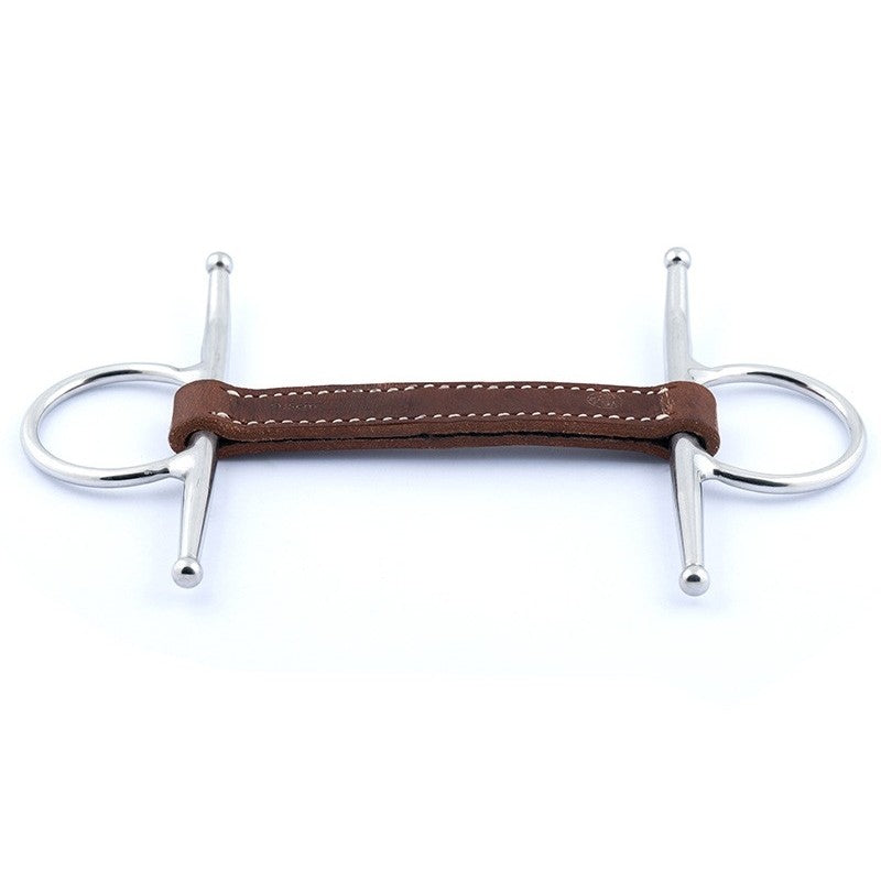 Jump'in Flat Leather Full Cheek Snaffle Bit