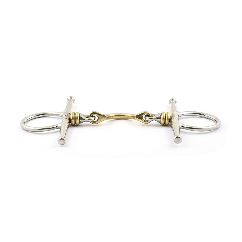 Jump'in Copper Roller Segundo Full Cheek Snaffle Bit