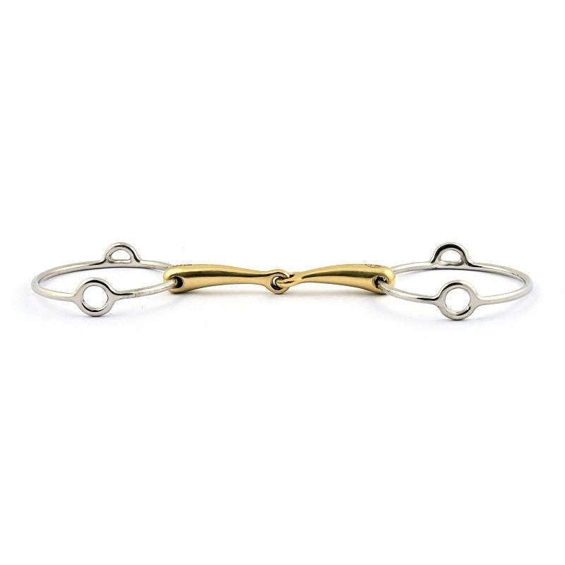 Jump'in Copper Jointed Balding Gag Bit