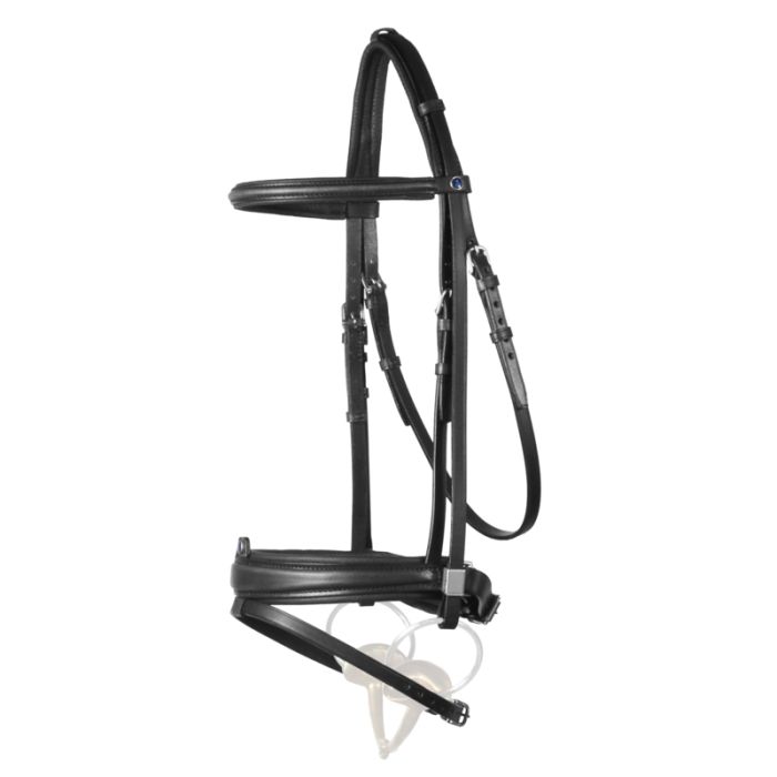 Stubben Bridle Leitrim with dressage cavesson removable flash noseband