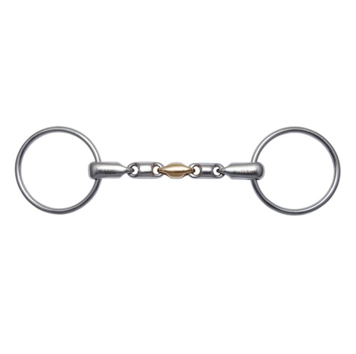 Stubben SWEET copper link waterford Loose Ring max-relax bit