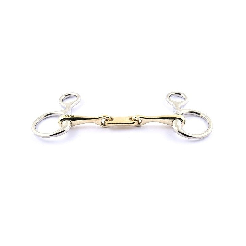 Jump'in Copper French link Hanging Cheek Snaffle Bit