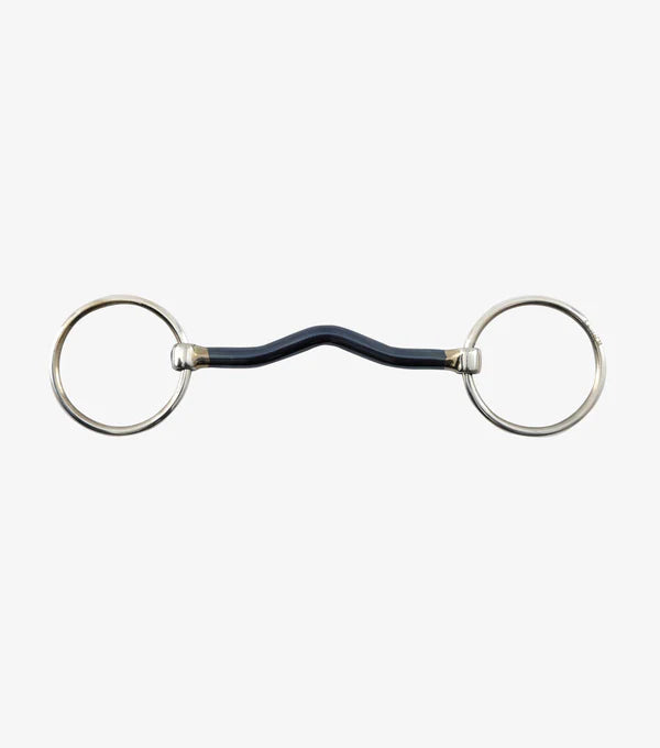 Premier Equine Blue Sweet Iron Loose Ring Mullen Mouth Snaffle – The ...