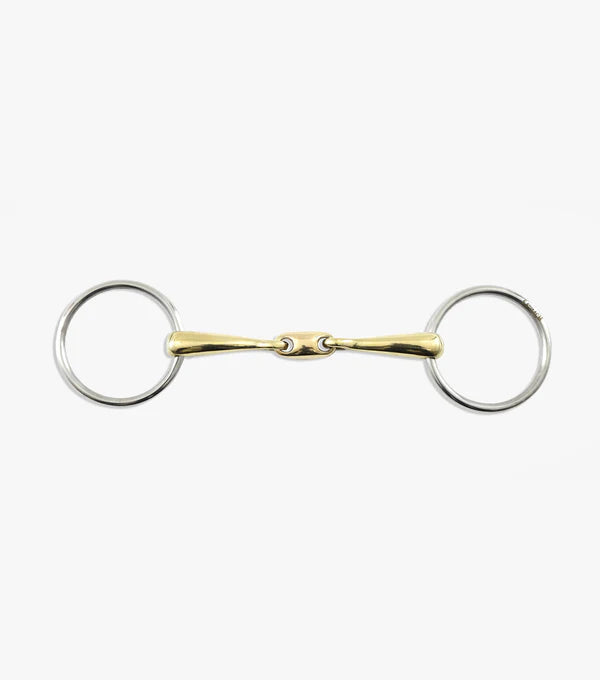 Premier Equine Brass Alloy Loose Ring Bit with Lozenge