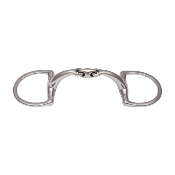 Stubben Easy Control Anatomical D-ring Snaffle, double broken