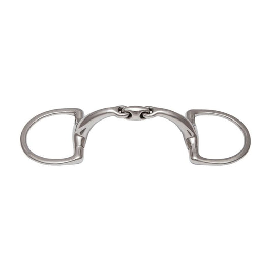 Stubben Easy Control Anatomical D-ring Snaffle, double broken