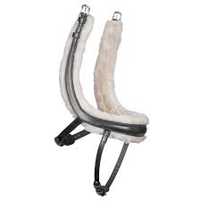 Shires Velociti RAPIDA Fleece Curved Flash Noseband