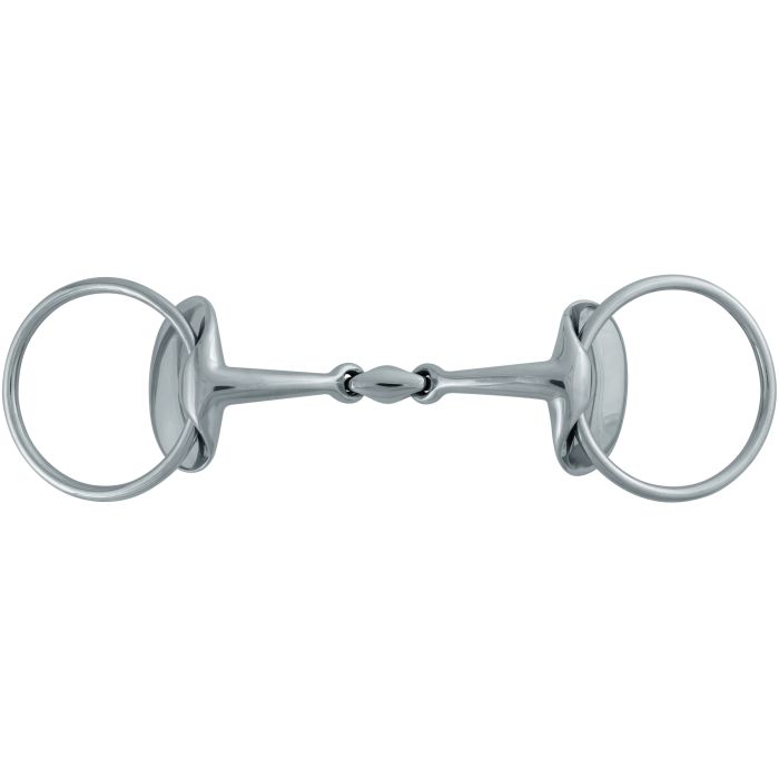 Stubben Silver Wings lozenge Loose Ring Snaffle bit