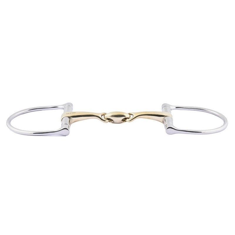 Jump'in Copper Lozenge D-Ring Snaffle Bit