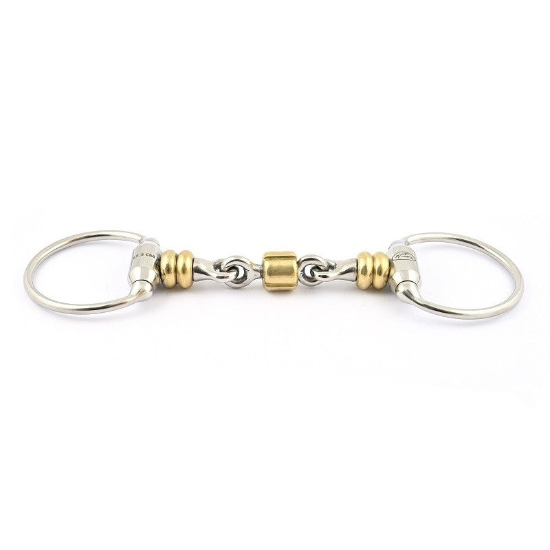 Jump'in Copper Roller Eggbutt Snaffle Bit