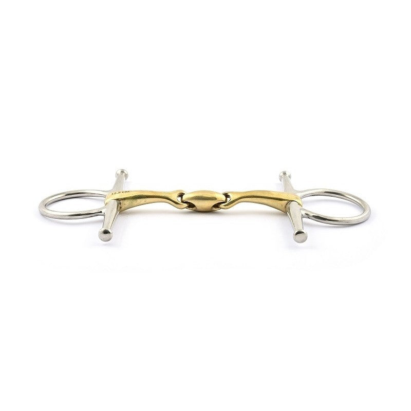 Jump'in Copper Lozenge Full Cheek Snaffle Bit