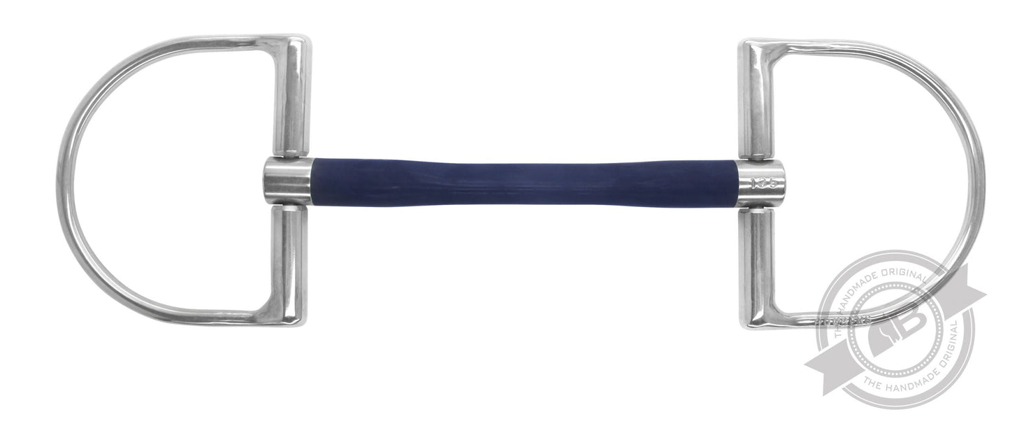 Bombers Classic D-ring Moulded Mullen snaffle bit