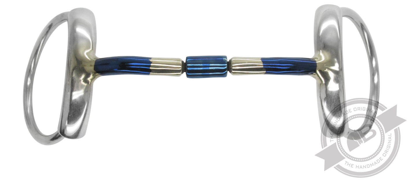 Bombers Tube Sleeved Loose Ring Barrel 20 Snaffle Bit