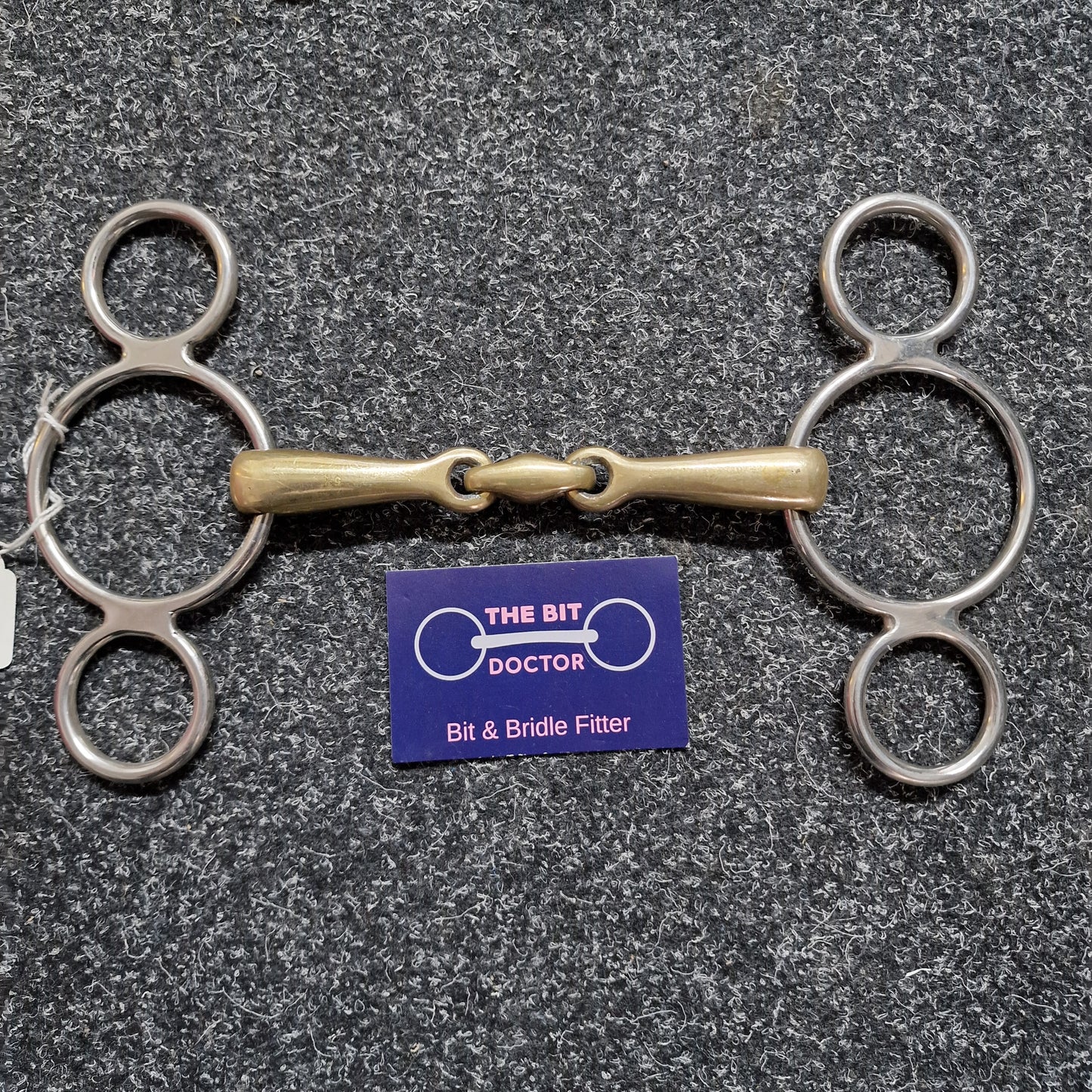 Universal copper lozenge gag bit