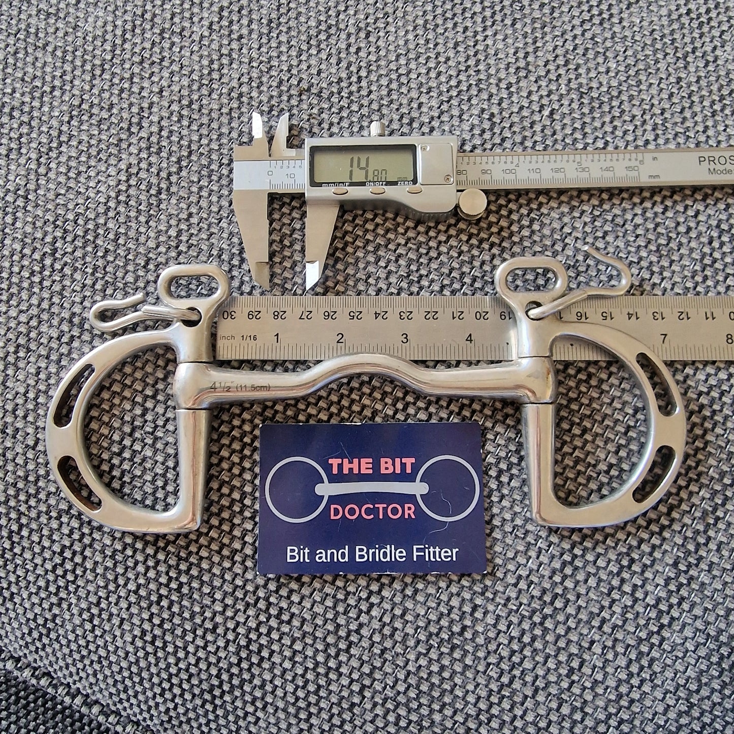 4.5" uxeter Kimblewick port bit B596