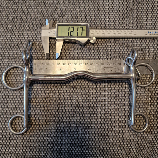 6.5" ported show pelham Bit B1538