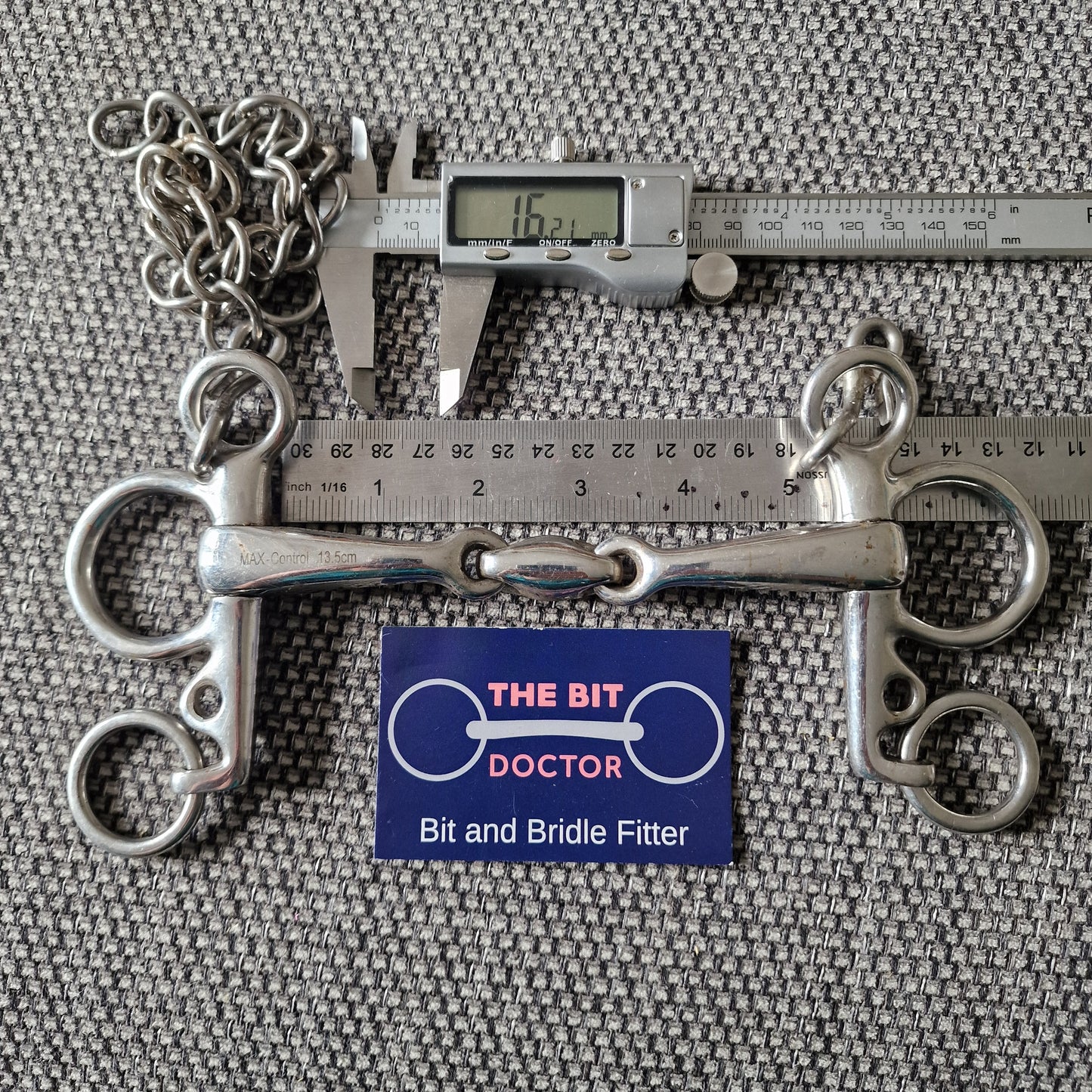 5.25" sprenger max control lock up lozenge pelham Bit B1532